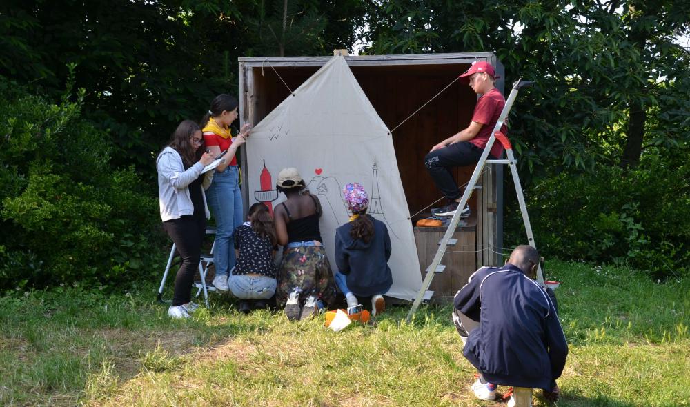 Projet Mobile Home - Cie Trans'Art et Collège Jean Macé - juin 2023