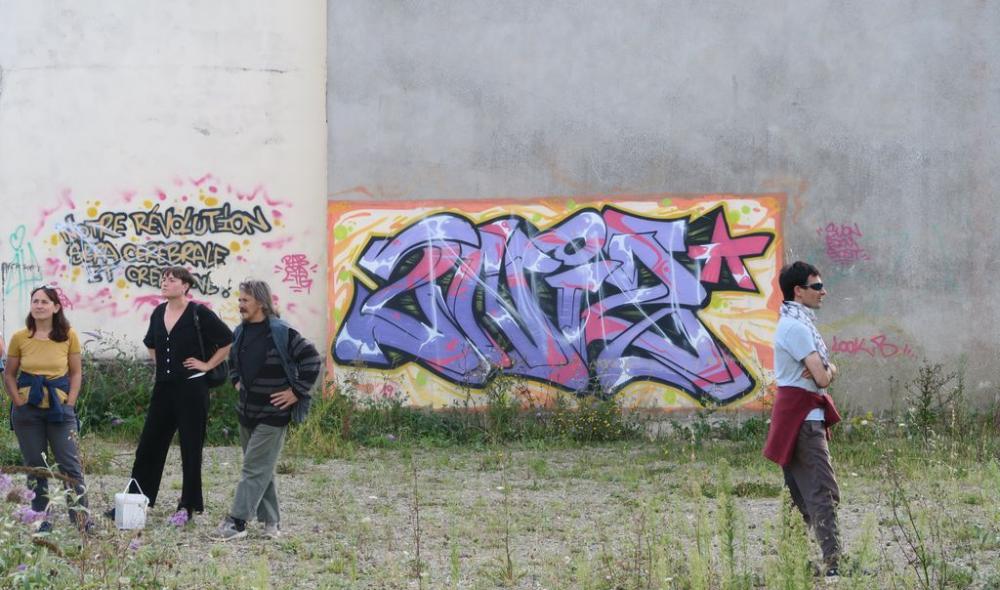 Collectif Topos lors d'un "écho du vendredi" projet Métalocaux, 27 août 2021