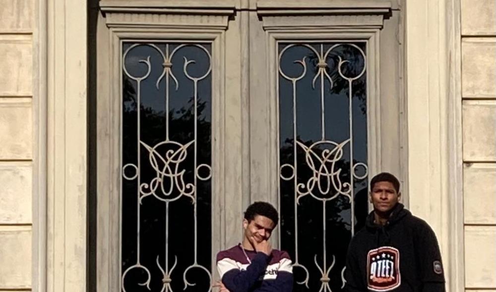 Atelier breaking à la villa Rohannec'h avec les champions olympiques